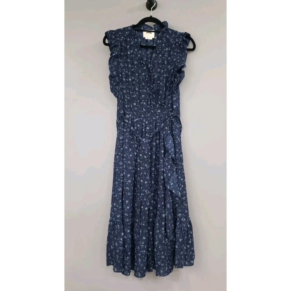 NEVER WORN Kate Spade New York Out West Wild RosE Ruffle Faux Wrap Dress Size 6